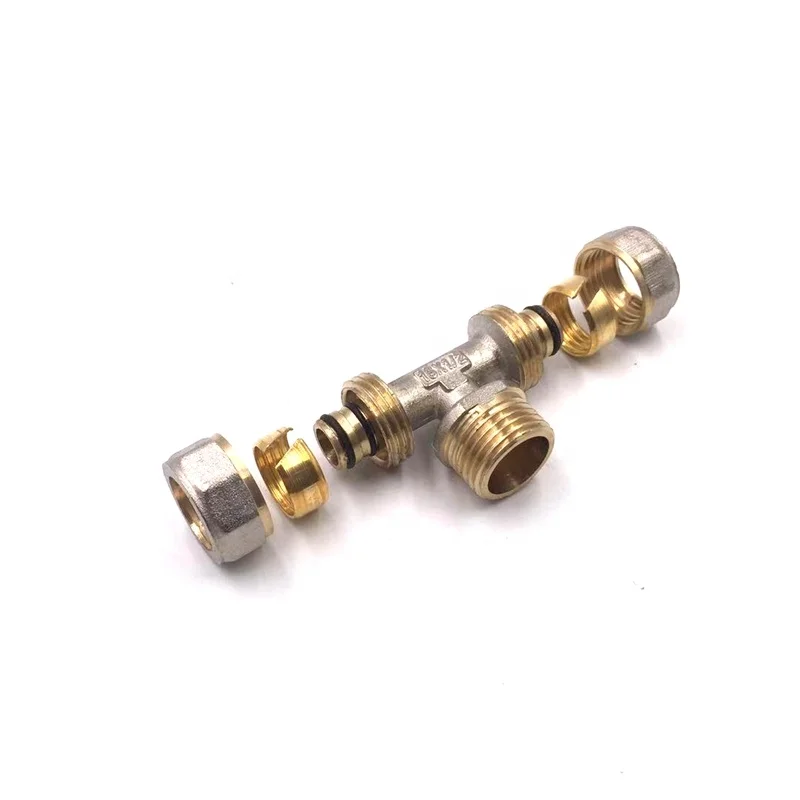 Brass Press Fitting for PPR Pipe Compression Tube Fitting