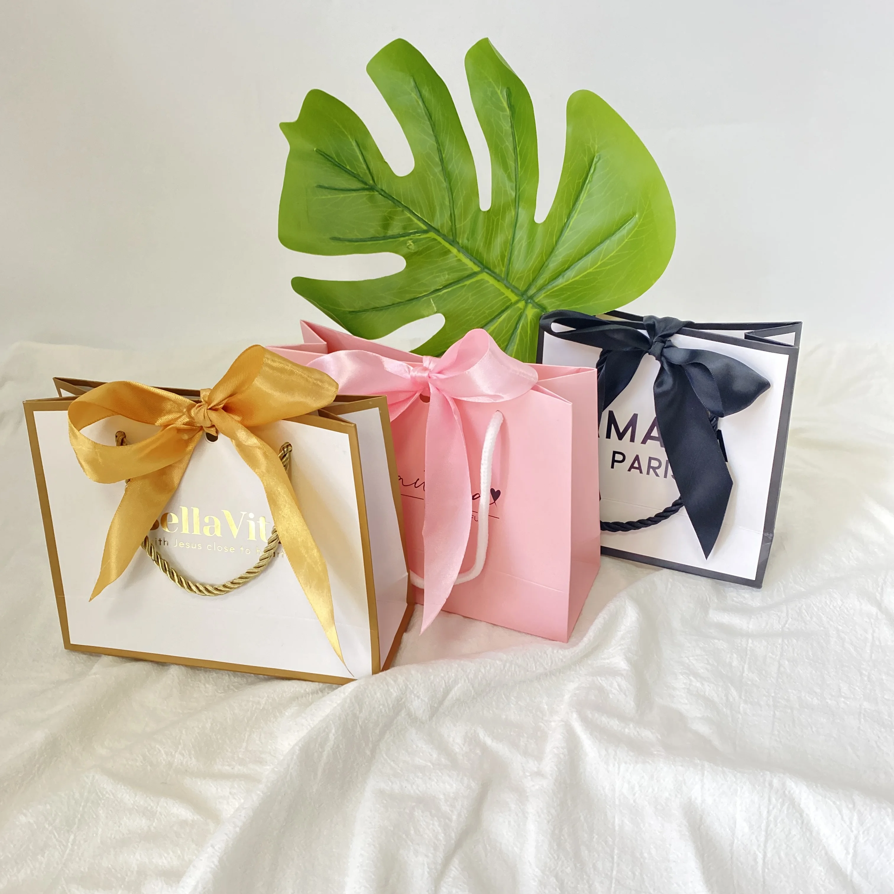 Wholesale kraft paper bags with handles kraft food packaging bags