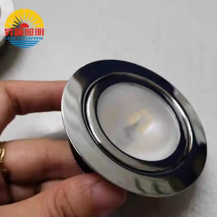 Touch Sensor Dim 12v 2w Led Cabinet Puck Boat Light Touch On Off Dimming Sensor Light Lamp Bulb