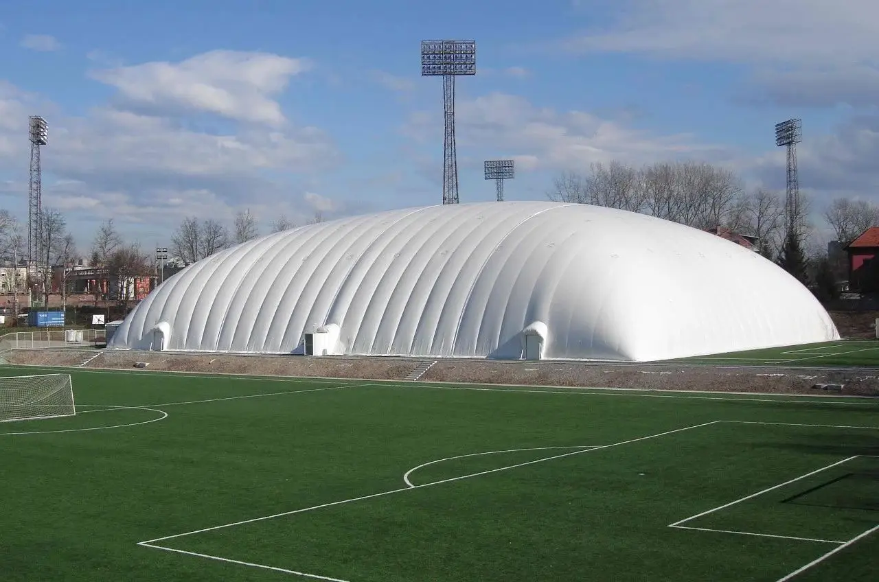 Inflatable Membrane Roof Durable, Lightweight, and Waterproof Roofing for Temporary Shelters, Events, and Sports Arenas