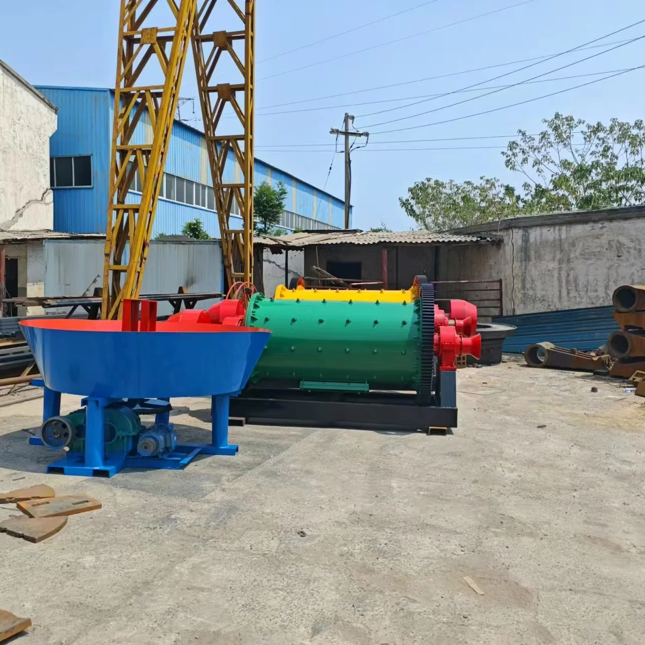 Gold mills ball mill 900*1800 Bormal popular in Sudan