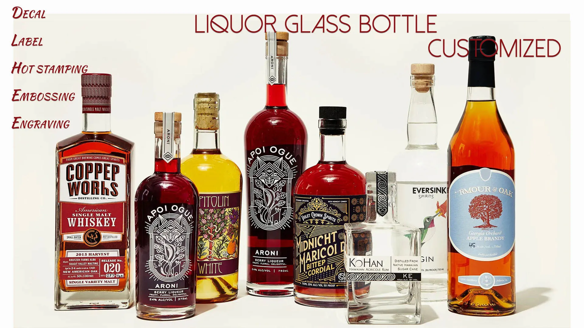 Round vodka bottle17