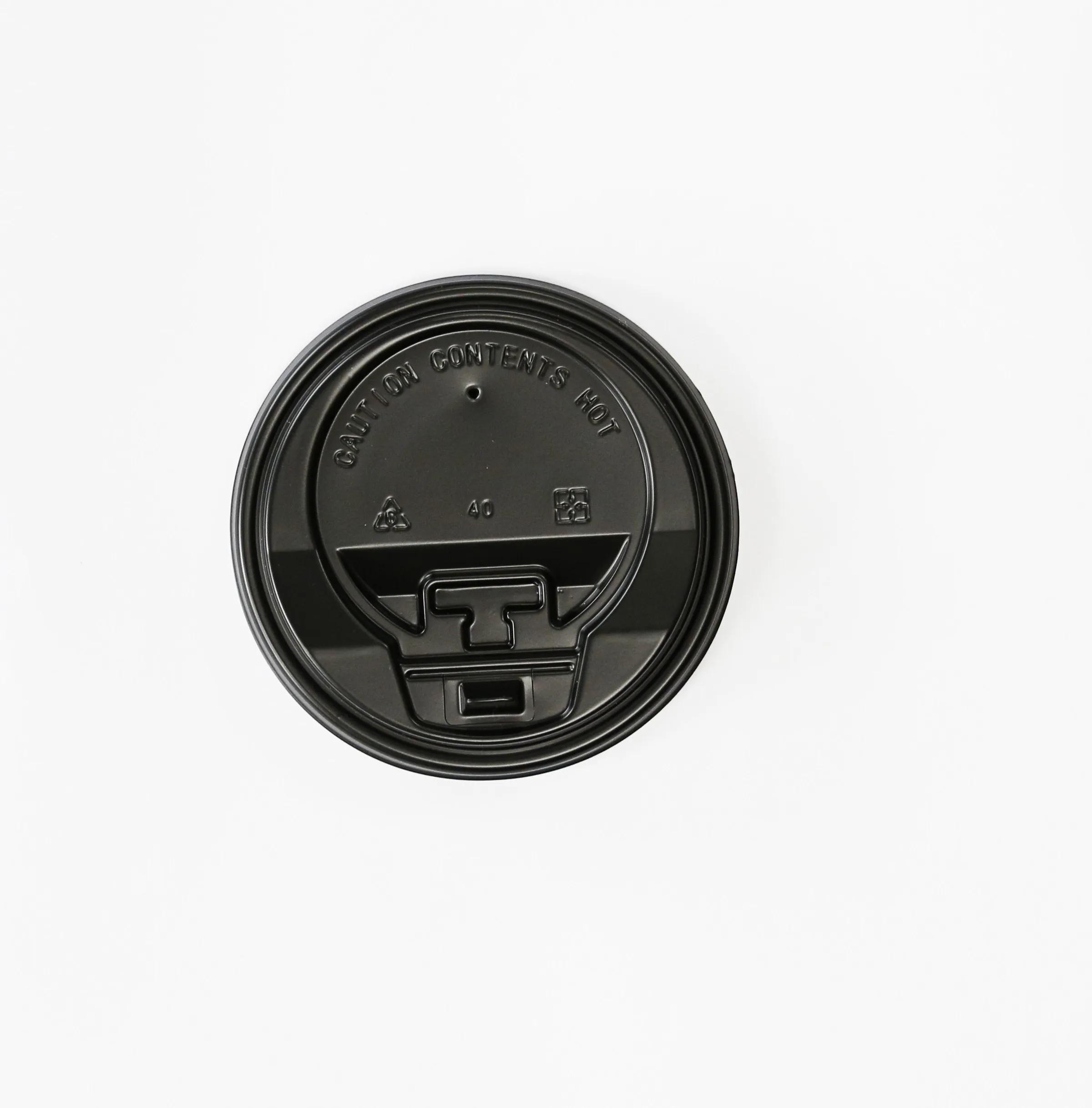 Eco-friendly Disposable Plastic PP/PS Cup Lids Single Wall Style for Take Away Coffee Hot/Cold Drinks Milk Juice Tea Cups