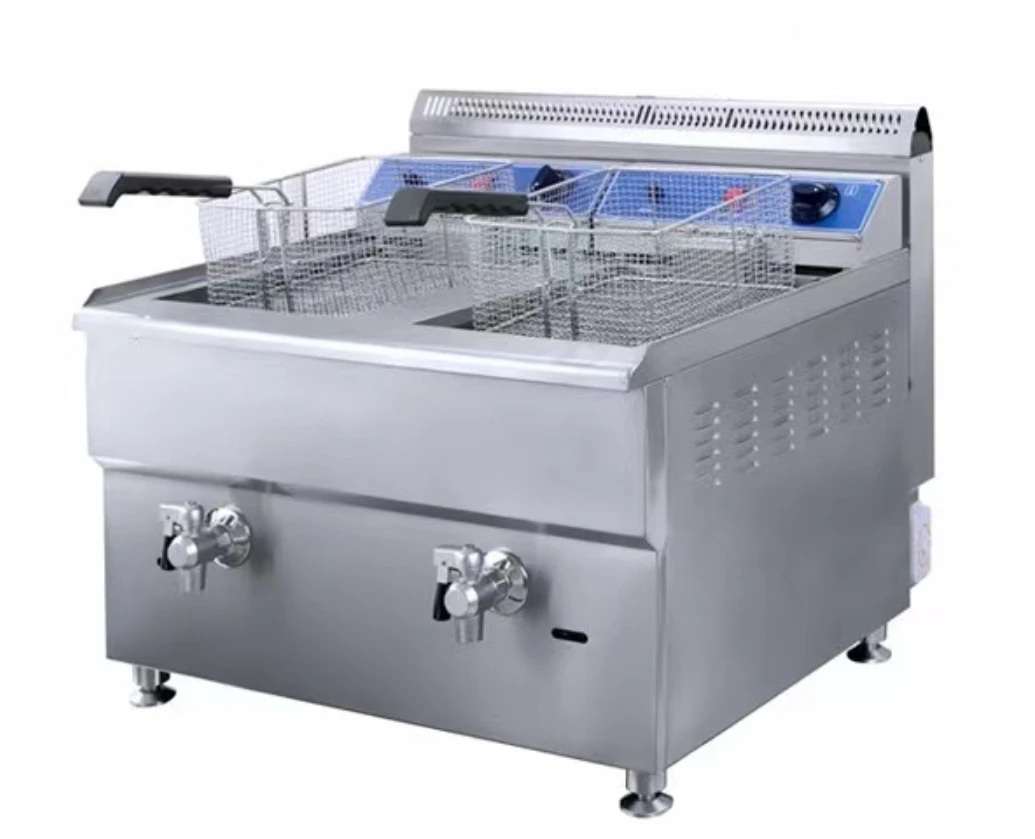 Commercial gas fryer industrial frying machine LPG deep fryer