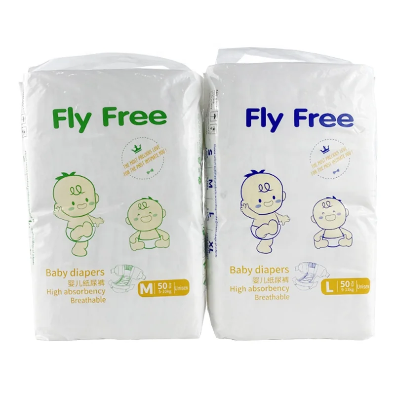 2024 New Coming Customized Disposable Children High Quality Soft Absorption Baby Diaper Nappies