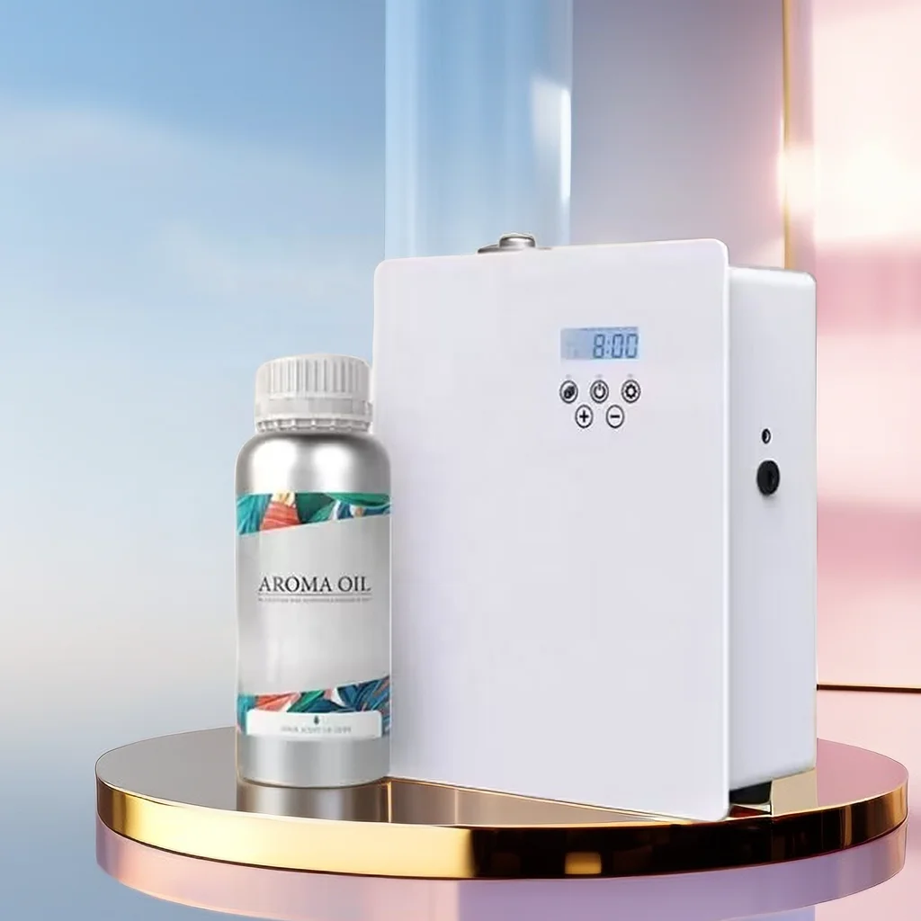 Air Aroma Diffuser Commercial  Wall Mounted Nebulizer Essential Oil Scent HVAC Diffuser Air Fresheners With WIFI