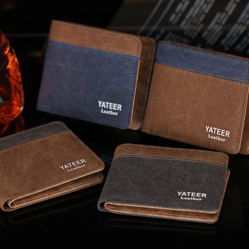 
Travel Leather Wallets For Men With RFID Blocking Card Slim Wallet 