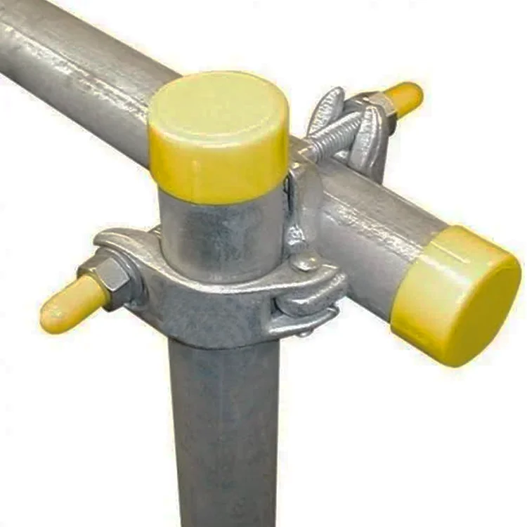 Manufacturer 48.3mm Yellow or Black Scaffold Rebar Cap Construction Material Scaffolding Tube Safety Caps Plastic Rebar Caps