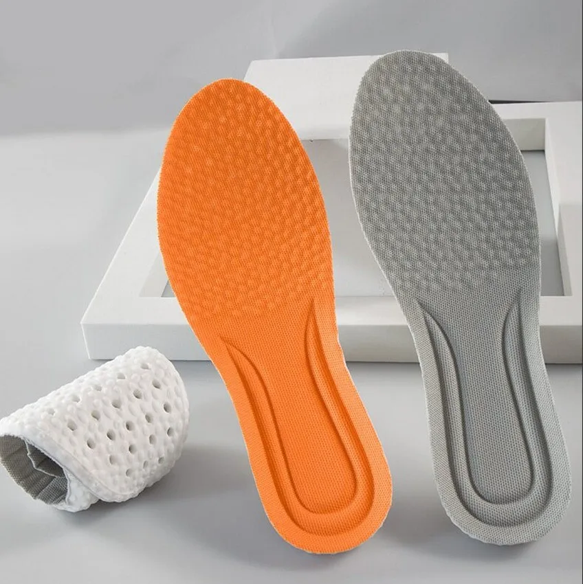 Popcorn Height Insole Increase Sports Shock Absorption Basketball Breathable Elastic Soft Insole Shoe Insole