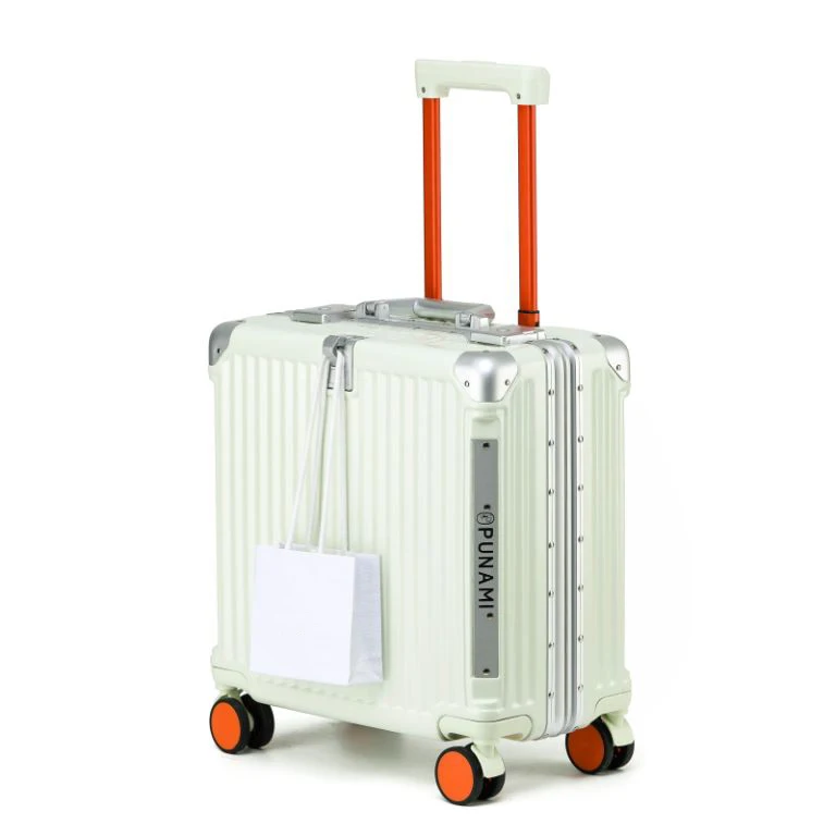 2024 New Design Trend Selling Carry On Luggage 18inch Aluminium Frame Custom Multifunction Luggage Suitcase For Sport