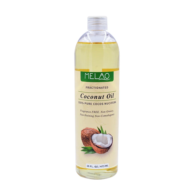 MELAO Private Label High Quality Unrefined Coconut Natural Indonesia Crude Hair Oil Growth Oil