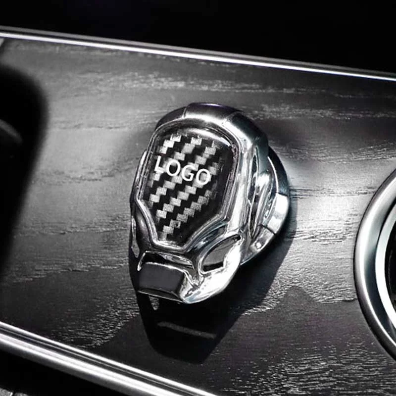 Factory Custom Logo Car Interior Decals Car Ignition Button Cover Car Engine Button Cover Push to Start Stop Button Cover