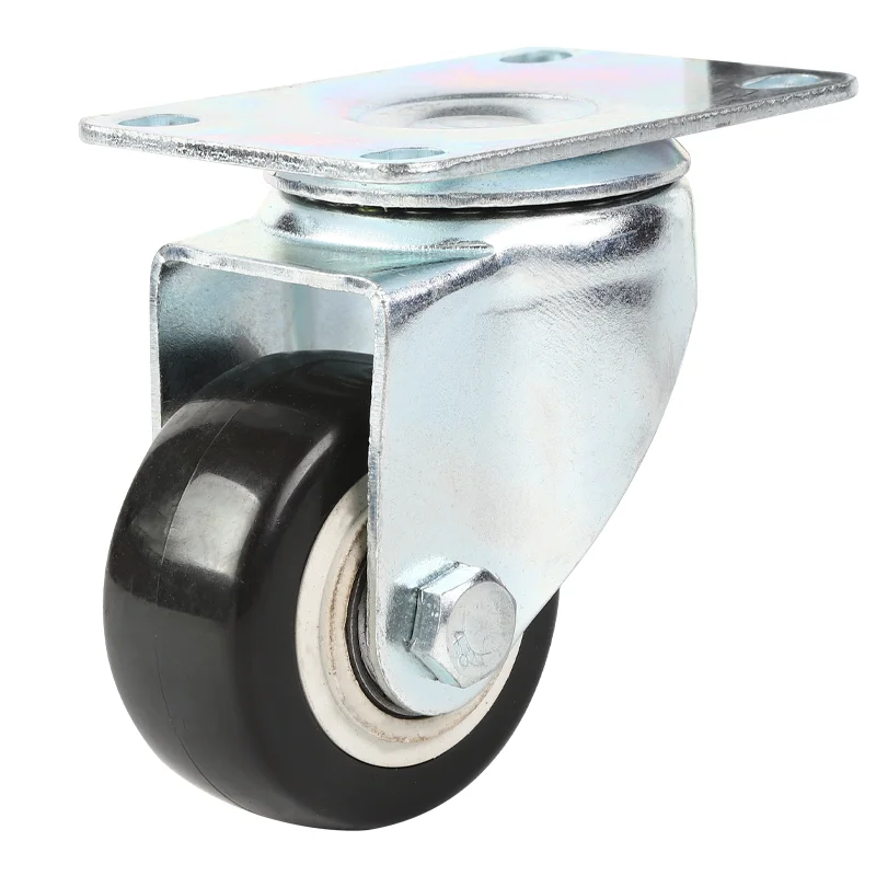 Free sample Weihang 2.5 inch pvc small Trolley Wheel locking swivel casters furniture caster office chair