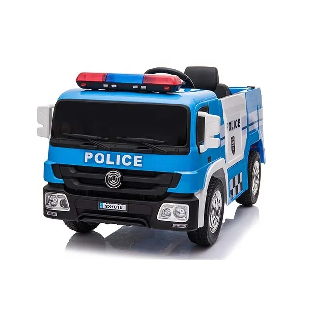 cheap 12v ride on car for kids electric battery police car toys with parent control