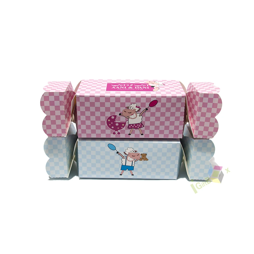 Christmas Cracker Special Design Wedding Party Gift Packaging Box Birthday Folding Paper Xmas Cracker