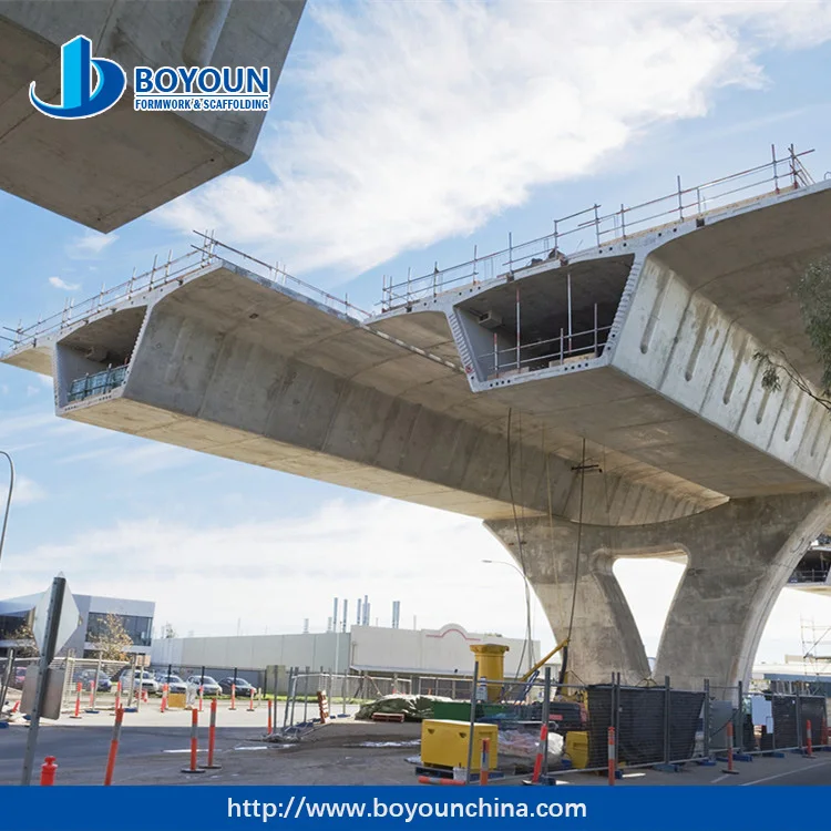 construction concrete bridge steel box girder formwork