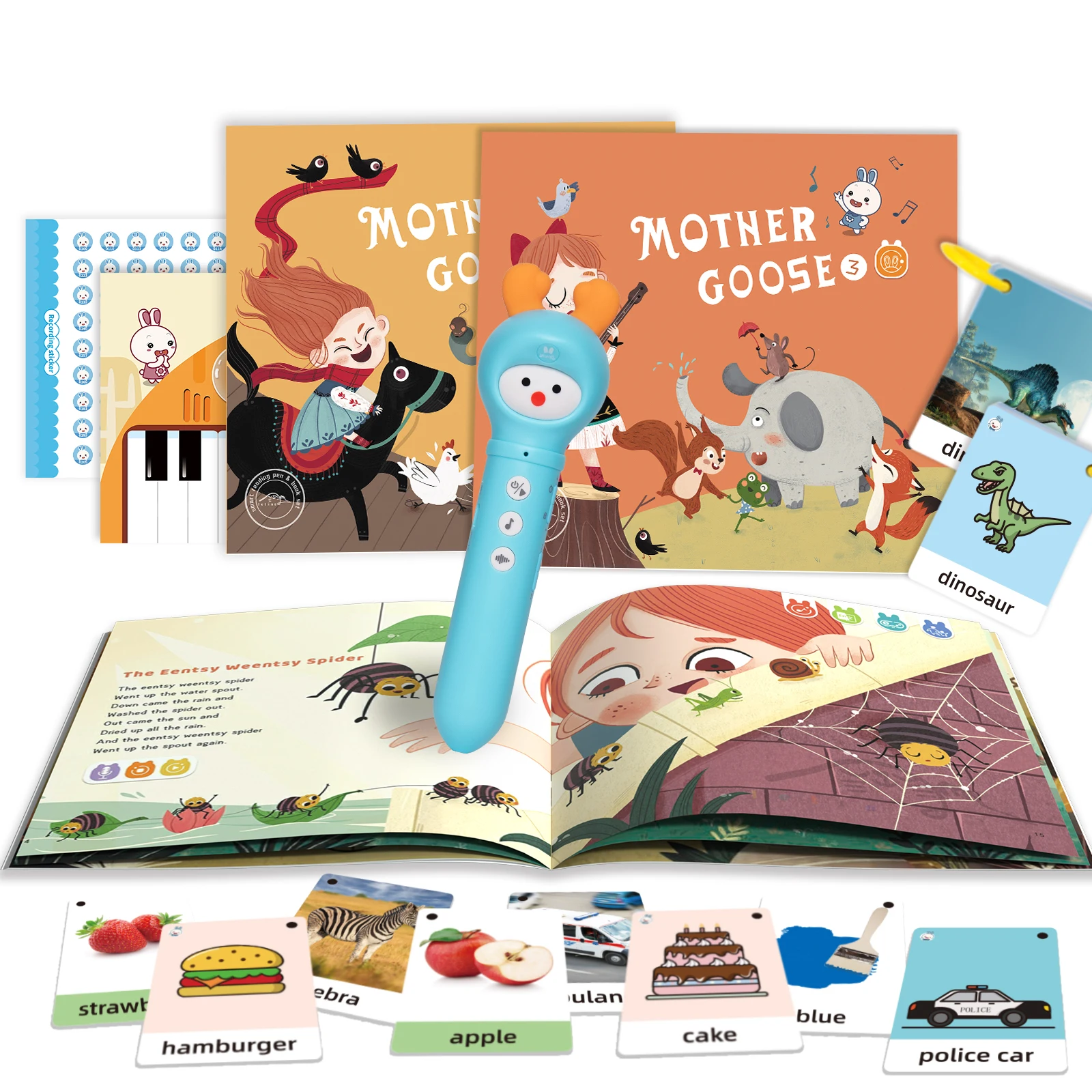 Обучающая музыкальная детская аудиосистема Alilo, игрушки Монтессори, говорящая детская ручка, производитель звуковой книги