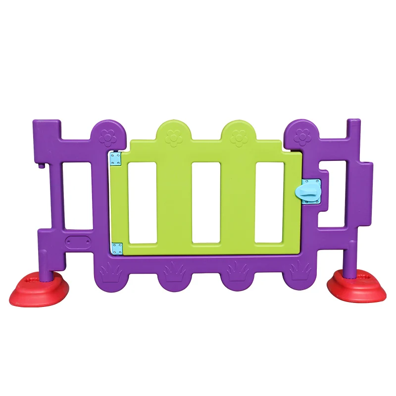 Colorful daycare activity center kids indoor plastic fence safe plastic fence home toddler plastic play fence