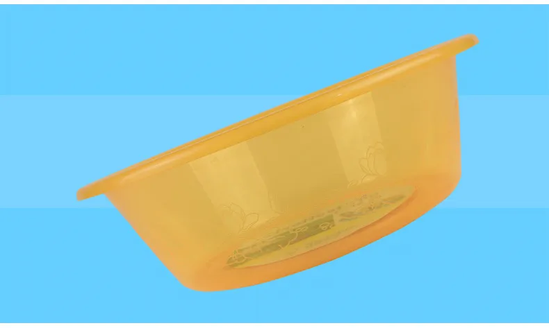 Wholesaler bathroom stackable bath water plastic hair wash basin for sale