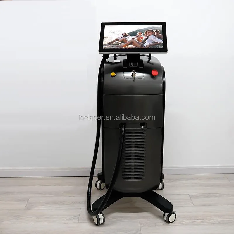 diode laser soprano 1200w multi function diode laser 3 in 1 755nm 1064nm 808nm diode laser hair removal titanium machine