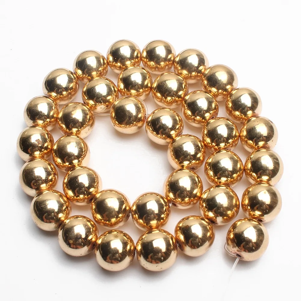 Loose Beads Hematite Round Stone Wholesale Natural Black for Jewelry Making 4mm 6mm 8mm 10mm 12mm 14mm DIY OEM Picture Size