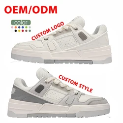 Custom Design Men Shoe Wholesale Shoes Trainers Big Size Mens Fitness Walking Skateboarding Shoes Custom Sneakers