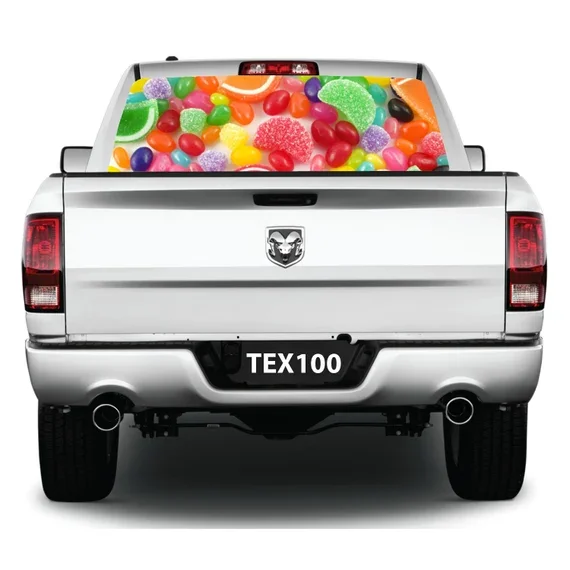 Custom Rear Window Graphic Decals for Trucks Personalized Pickup Car Window Stickers