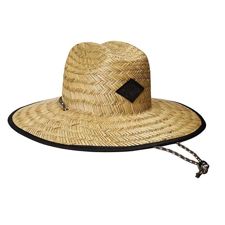 2020 new style high quality caps basic embroidery straw hat shading surfing bucket hat