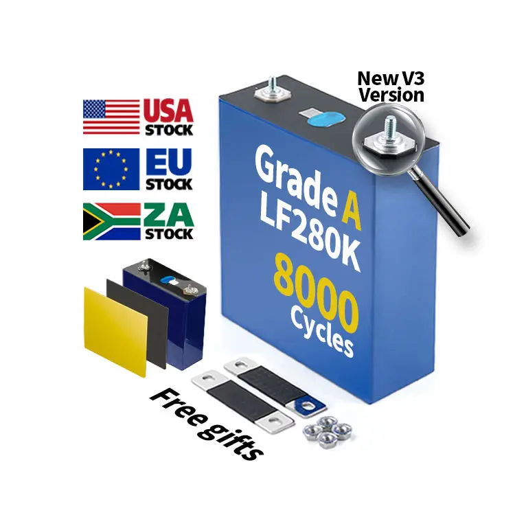2024 Европейский США класс A EV Lifepo4 280Ah 3 2 V ячейка 48V 320Ah призматический литиевый 200Ah Солнечный Akku морской вилочный погрузчик аккумуляторная батарея