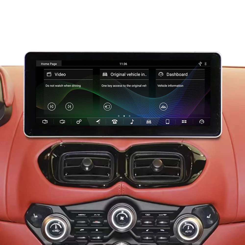 12.3 Inch Carplay For Astor Martin V8 2018-2022 Android 14 GPS Navigation Multimedia Player Auto Wireless Car Radio Head Unit