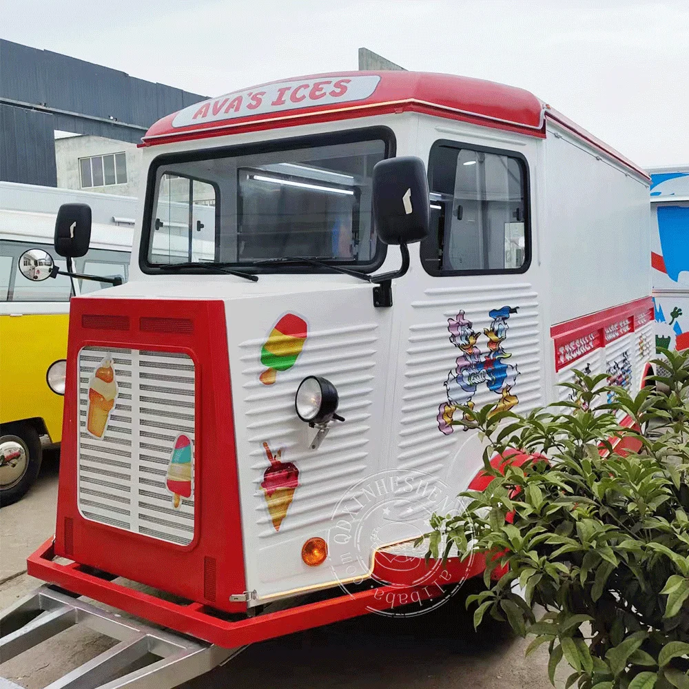 pink lovely food kiosk carts camping trailer used food trucks bakery truck electric ice cream food truck for sale