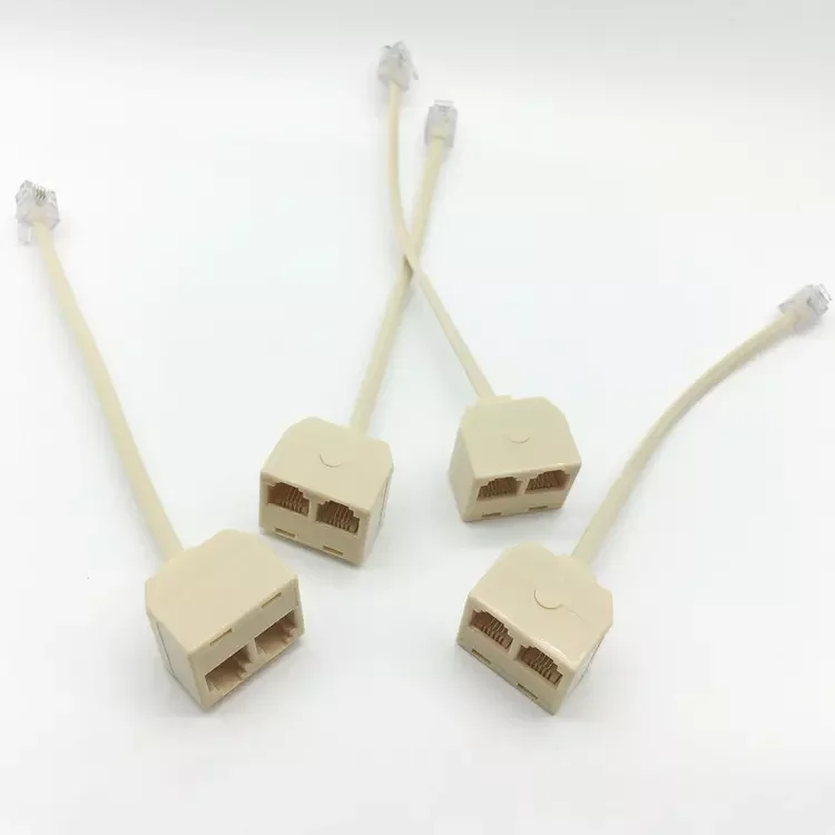OEM Заводской патч-корд двойной RJ45 8P8C Женский к RJ11 6P4C Мужской