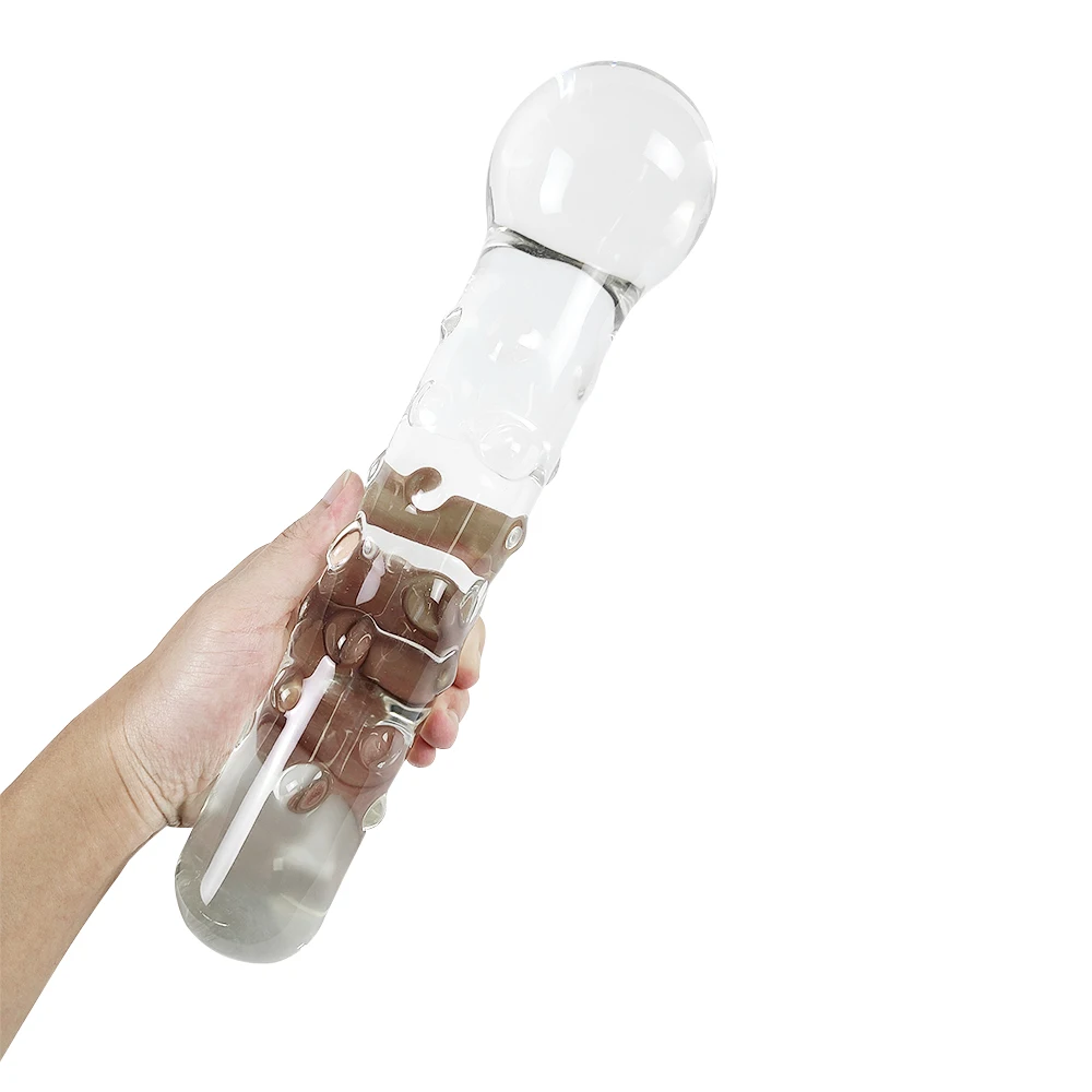 Aimitoy Factory Hand Made Art Artificial Big Glass Dildos Men Glass Dildo Artificial Glass dildo for Sex Toy
