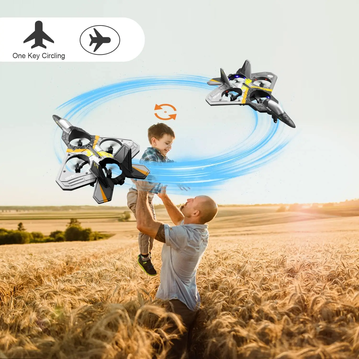 Hot V17 Rc Airplane Stunt Roll Fighter Gravity Sensing 2.4g Remote Control Epp Foam Glider Toys Rc Plane With Colorful Led Light