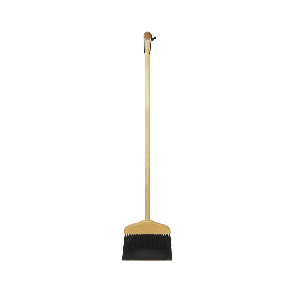 Wooden floor broom with long handle and dustpan indoor outdoor household floor brush cleaning supplies
