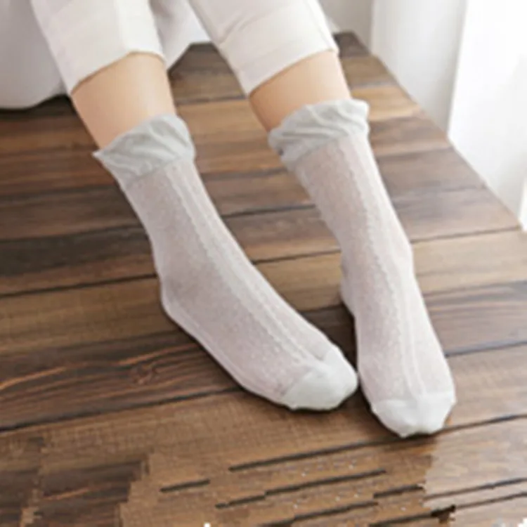 Low Price Summer New Fashion Women Lace Wholesale Socks