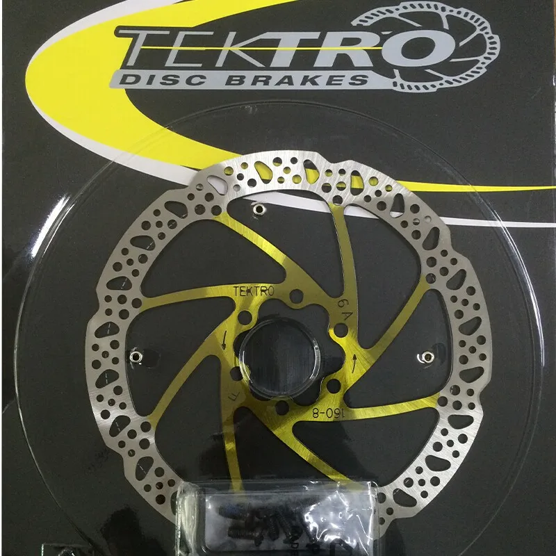 TEKTRO Lightweight Mountain Bike Disc Brake Rotor Selective Color Polygonal Disc Brake Rotor TR160-8
