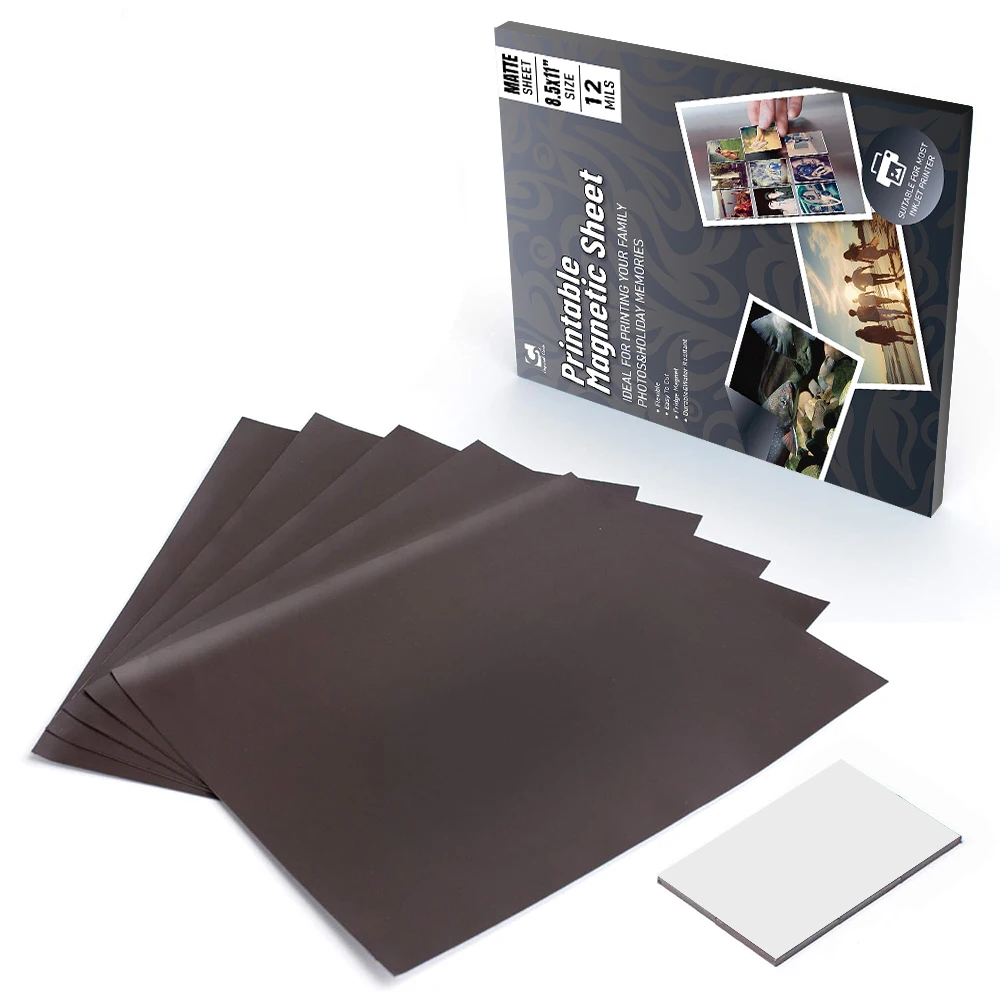 Crystal Code Magnetic Sheet A4 Matte Printable Magnetic Paper Flexible Magnet Sheets For Photo And Picture Magnets