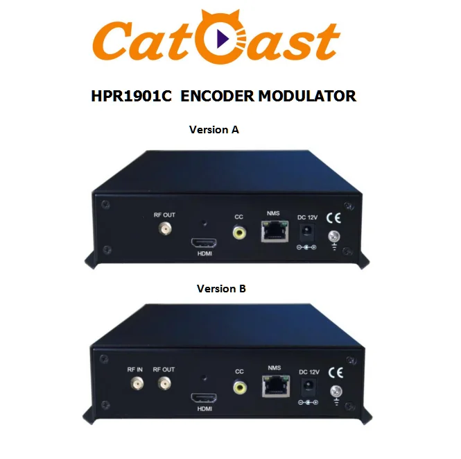 1 канальный HD MI к RF ATSC QAM J.83B модулятор MPEG2