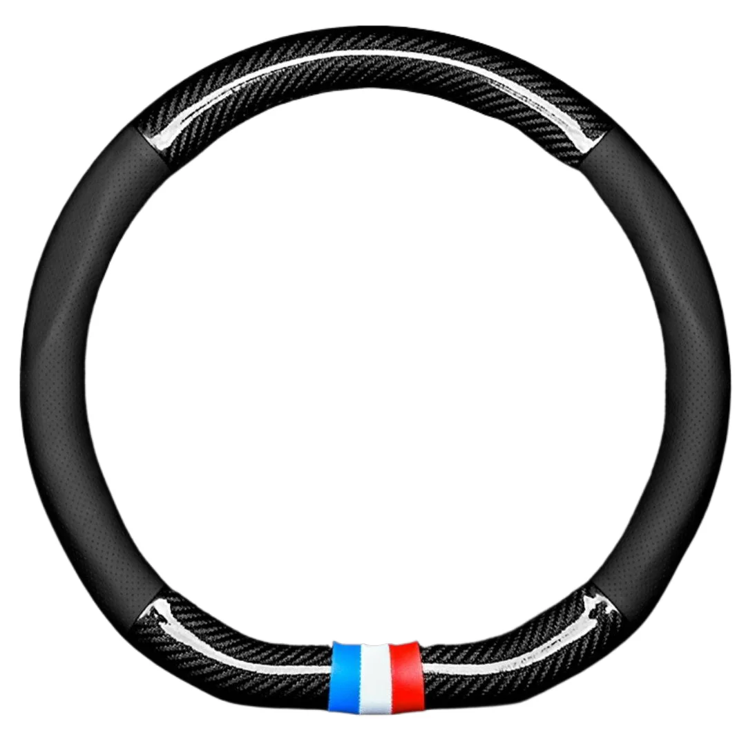 Hand Sewing Non-Slip Artificial Leather Braid Car Steering Wheel Cover For BMW E46 M3 E39 330i 540i 525i 530i 330Ci 2001 - 2003