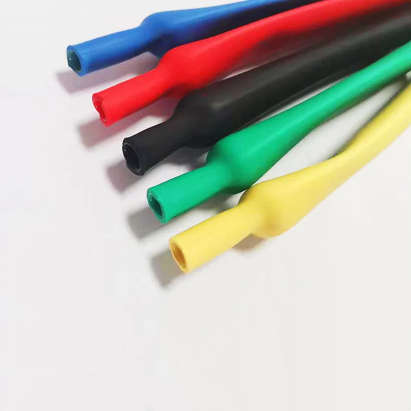 Polyolefin Waterproof Electrical Insulating shrinkage sleeve with Glue Lining double wall insulated adhesive heat shrink tube