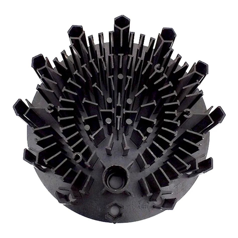 Factory Custom Circular LED Heatsink Radiator Aluminum 30w 50w 200w Heat Sink for Household Lamp Radiator Replaceable