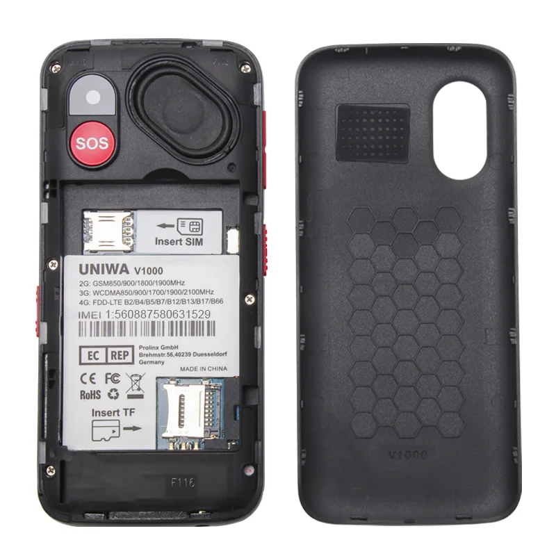 New high quality bestselling original Unlocked Mobile Phone V1000 2.31 inch Keypad Phone TFT display screen 4G Feature Phone