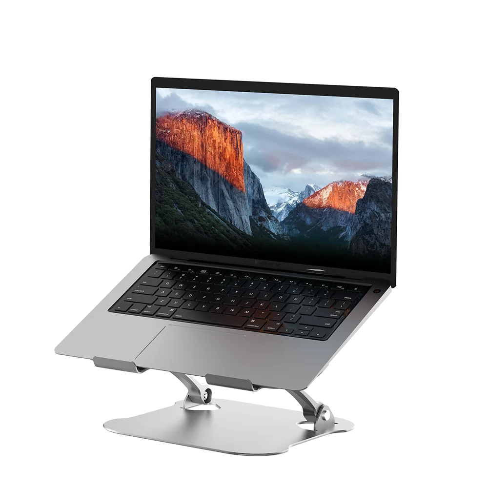 Новое поступление простая конструкция металлик прочная Портативная Алюминиевая Подставка для ноутбука с регулируемым складным