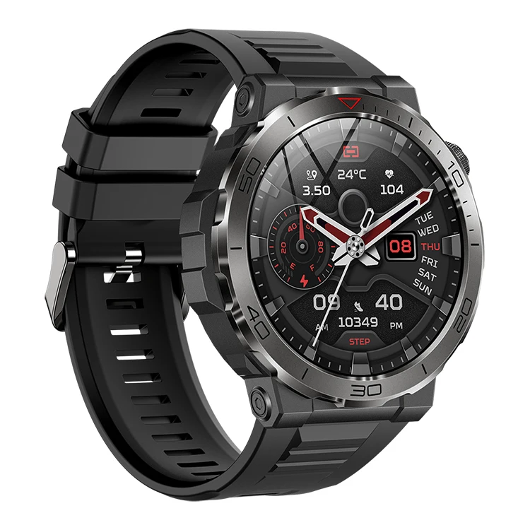 IP68 Waterproof MK68 Smart Watch BT Call AMOLED Screen Heart Rate Monitoring Healthy Sports Wristwatch Men Outdoor Smartwatches