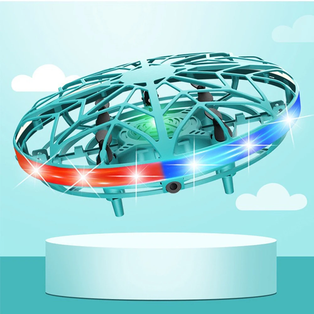 Лидер продаж 2022, летающий Спиннер с датчиком жестов, мини-Дрон со светодиодной подсветкой, летающий шар, игрушки, летающая игрушка, игрушка для мальчиков