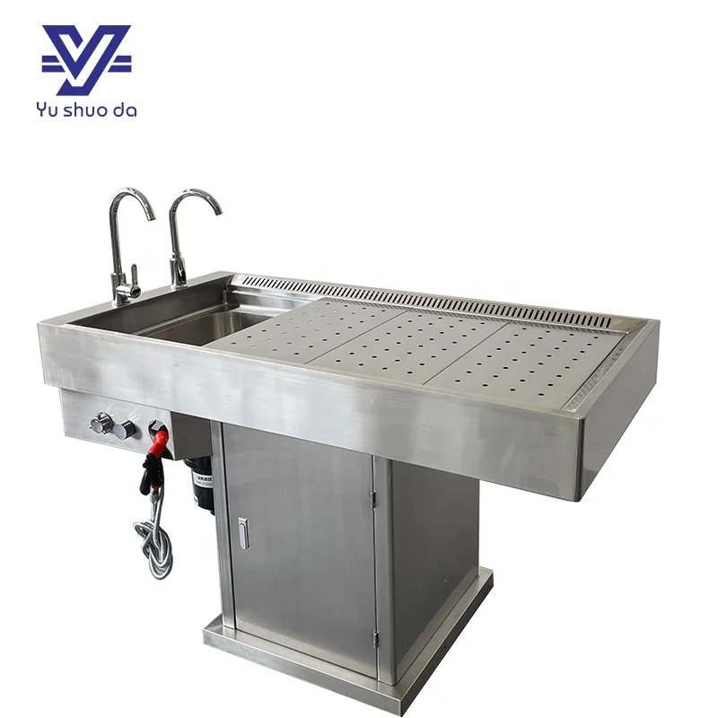 Factory price veterinary medicine for animals dissection table with screen isolation plate