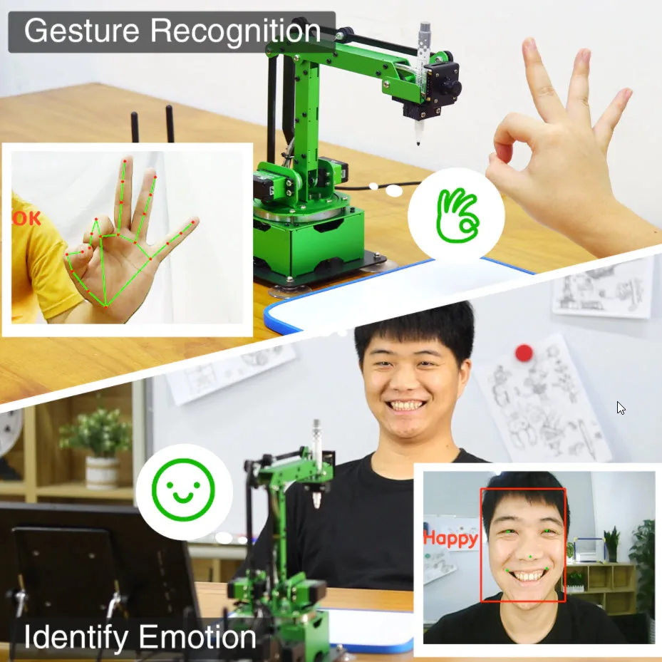 Hiwonder JetMax Manipulator Arm Robotics Learning AI Intelligent Robot Powered by Jetson Nano