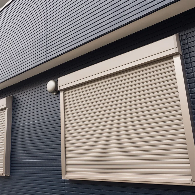 TOMA European Standard Motorized Aluminum Shutters Home Use Steel Roller Shutter with Polymer Stainless Steel Finished Surface