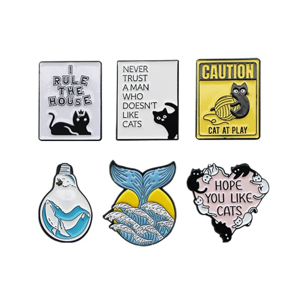 19 years factory custom design zinc alloy lapel pin  Custom letter Logo Hard Enamel Pin soft Enamel Pins
